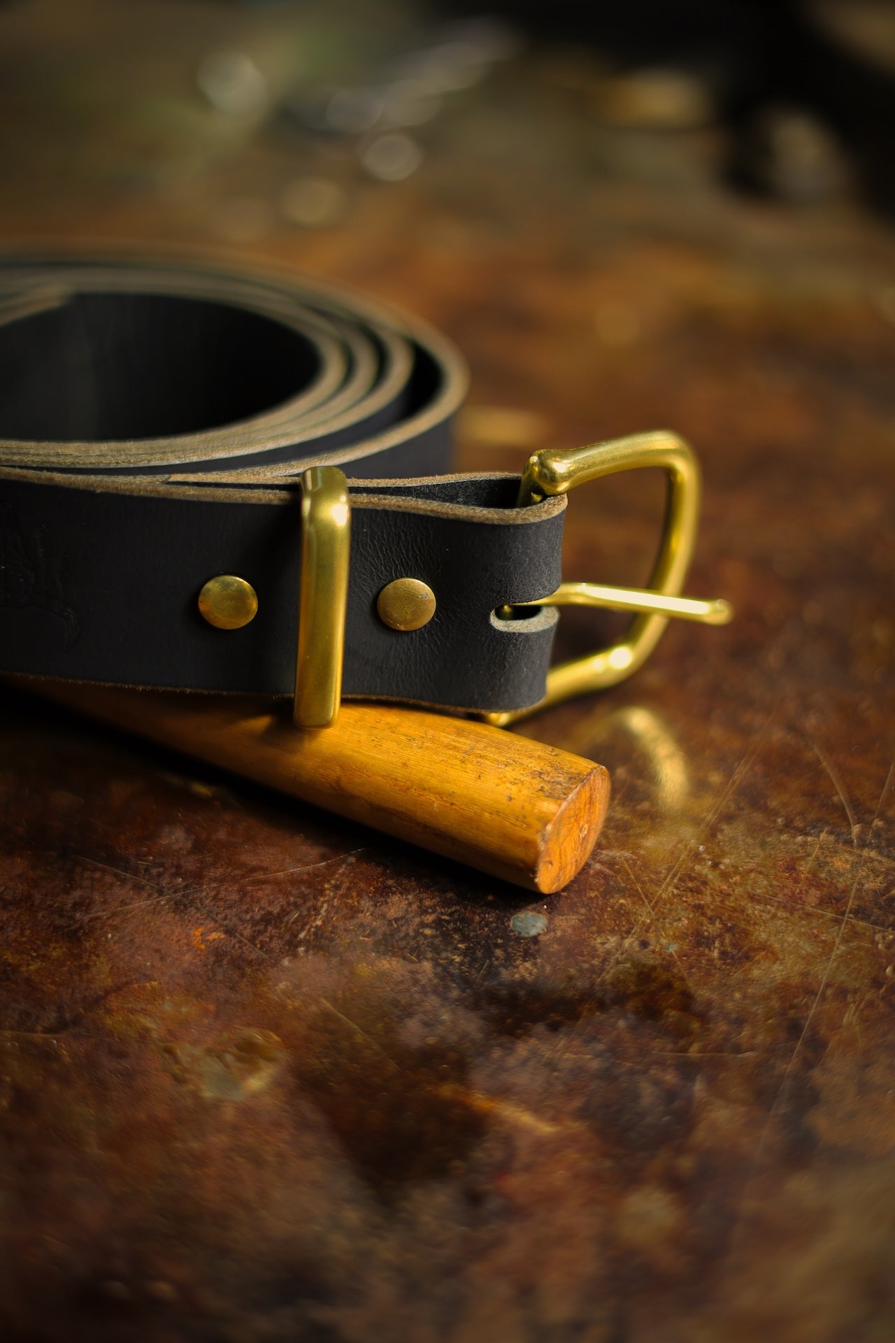 Gürtel - bison belt